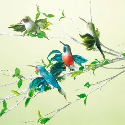 Hot DecoWoerner Deko-Kolibris, 3 Stück, blau