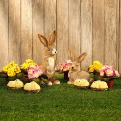 Best DecoWoerner Deko-Oster-Hase, , 40 Cm Hoch braun