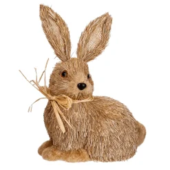 DecoWoerner Deko-Osterhase Sitzend 24 Cm braun