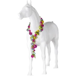 DecoWoerner Deko-Pferd 195 Cm Hoch, weiß