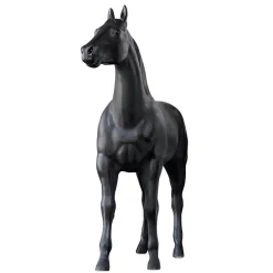 Discount DecoWoerner Deko-Pferd 195 Cm Hoch, schwarz