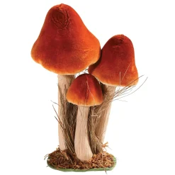 New DecoWoerner Deko-Pilz, 27 Cm Hoch orange
