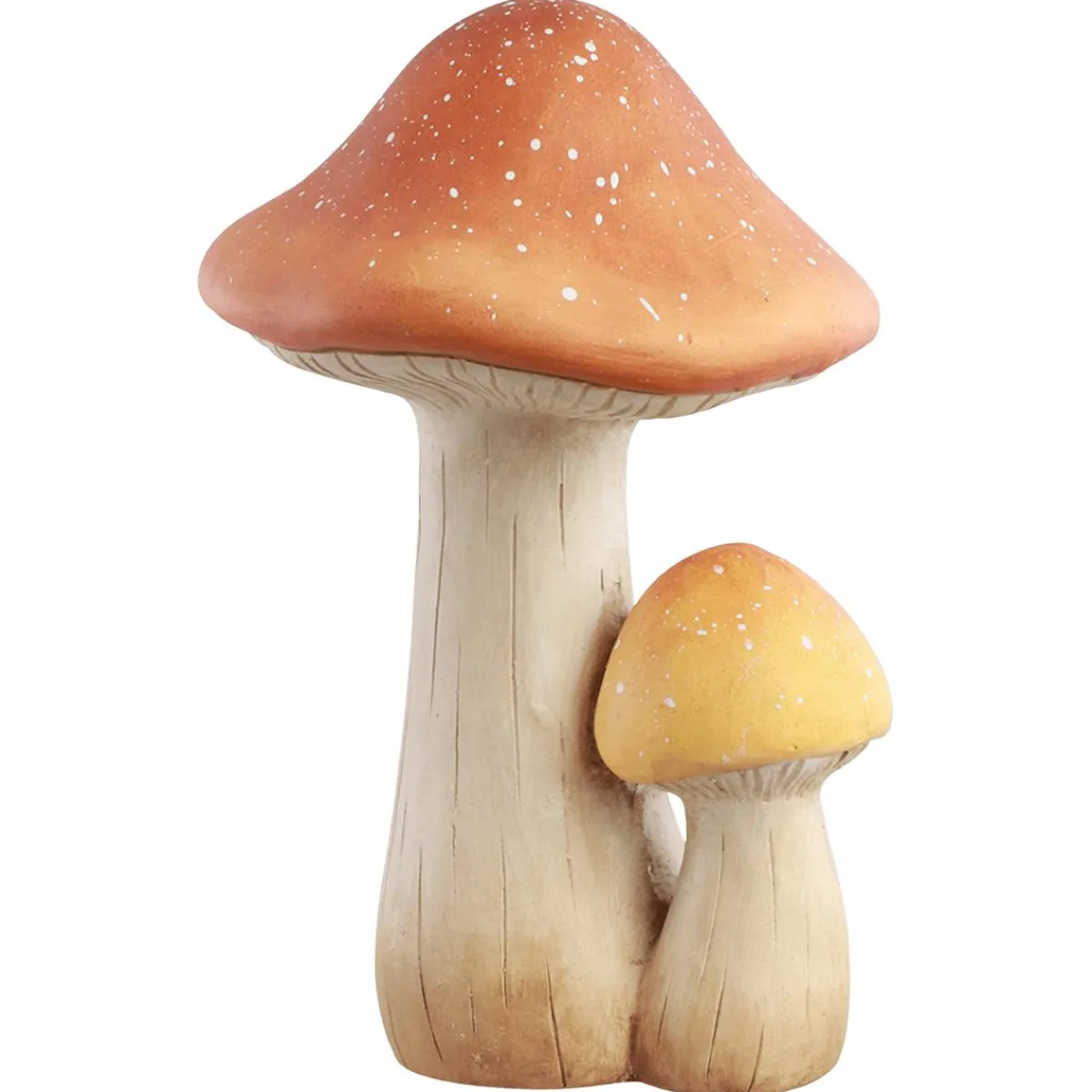 Sale DecoWoerner Dekopilz Aus Polyresin 21 Cm gelb