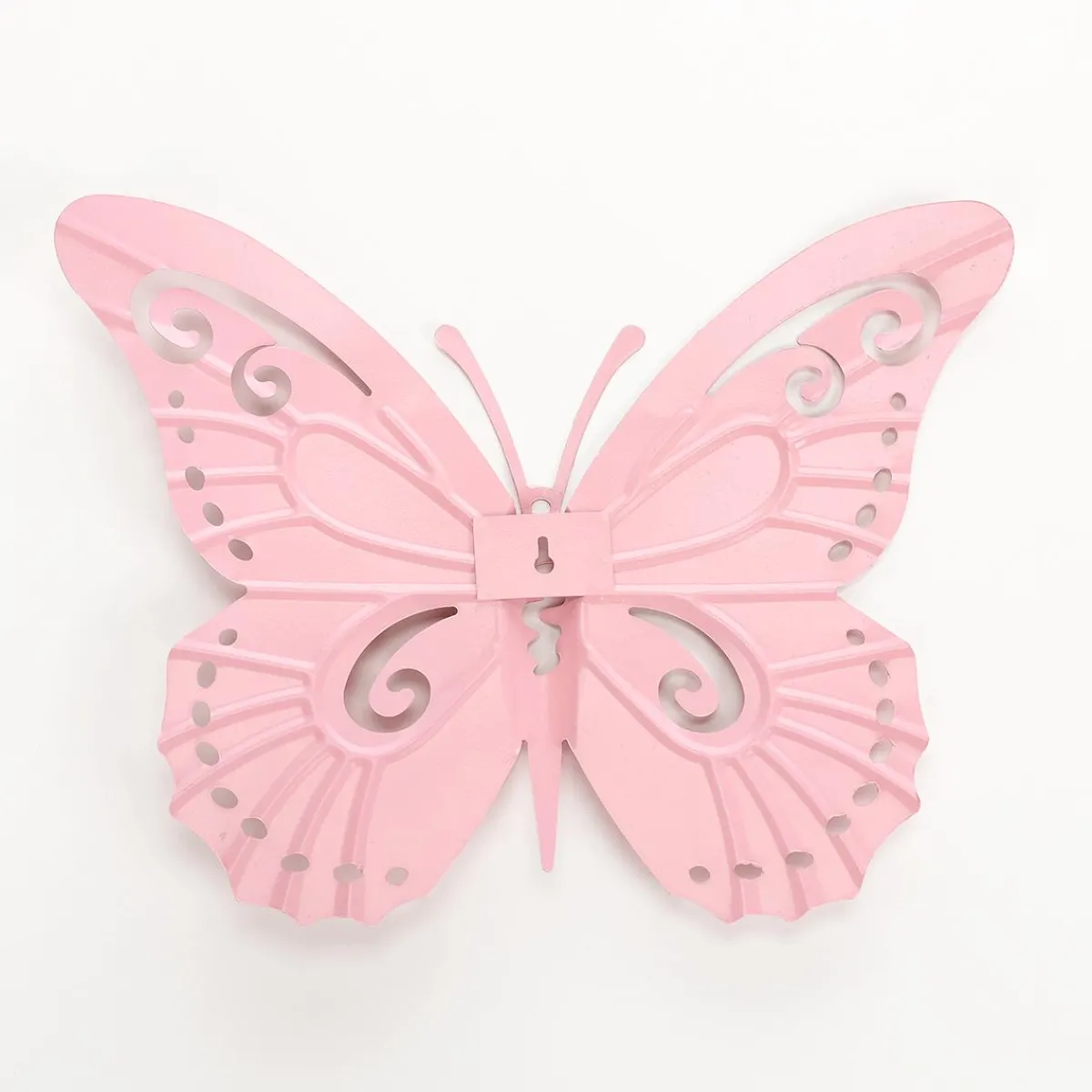 DecoWoerner Dekorative Wanddekoration "Schmetterling" 28 X 38 Cm rosa