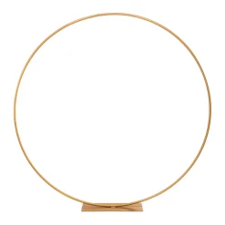 New DecoWoerner Dekoring Aus Metall, 190 Cm Ø gold
