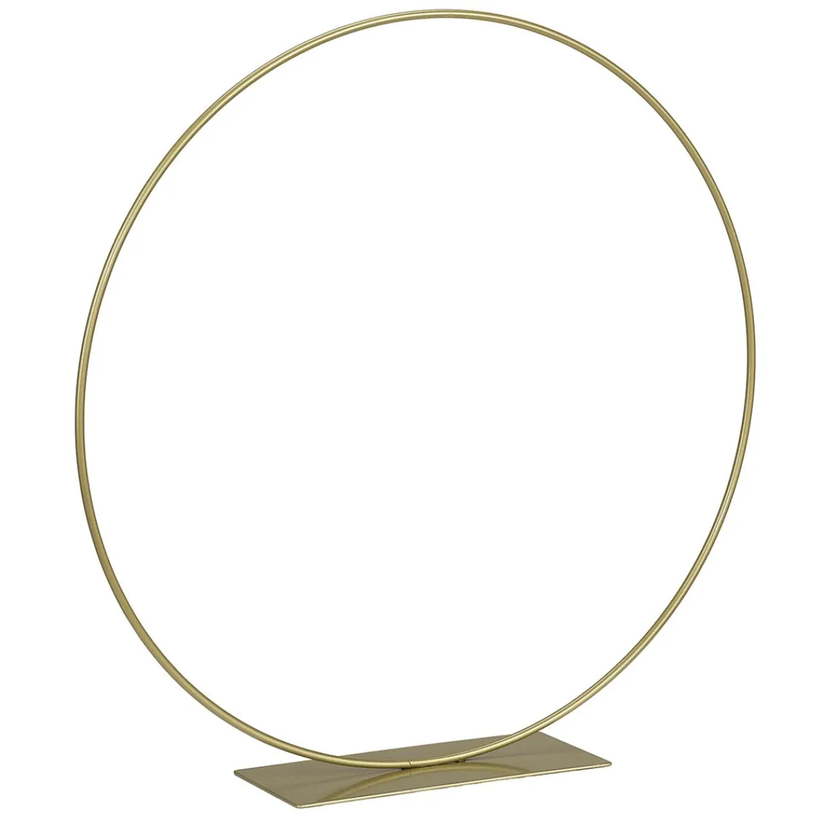 Discount DecoWoerner Dekoring Aus Metall Mit Standfuß, 30 Cm Ø gold