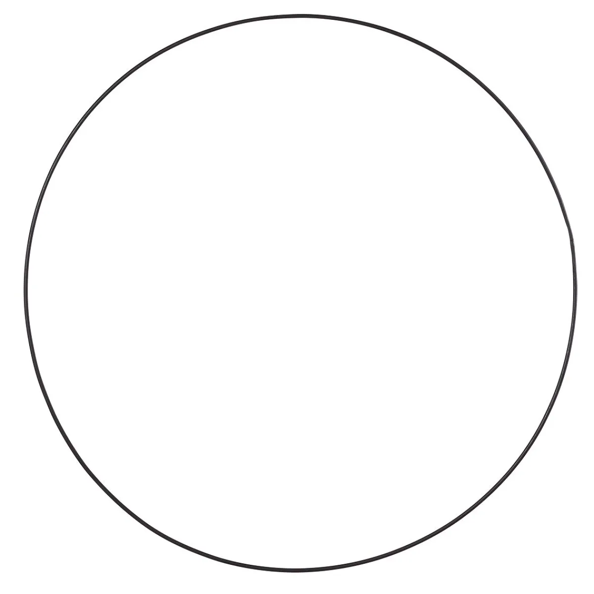 Best DecoWoerner Dekoring, 58 - 60 Cm Ø, Metall schwarz