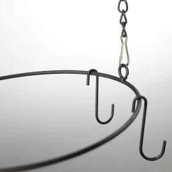 Outlet DecoWoerner Dekoring-Hänger Aus Metall, 148 Cm schwarz