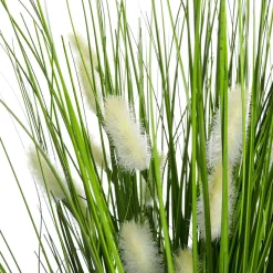 Best DecoWoerner Deko-Samtgras Im Schwarzen Topf 50 Cm grün