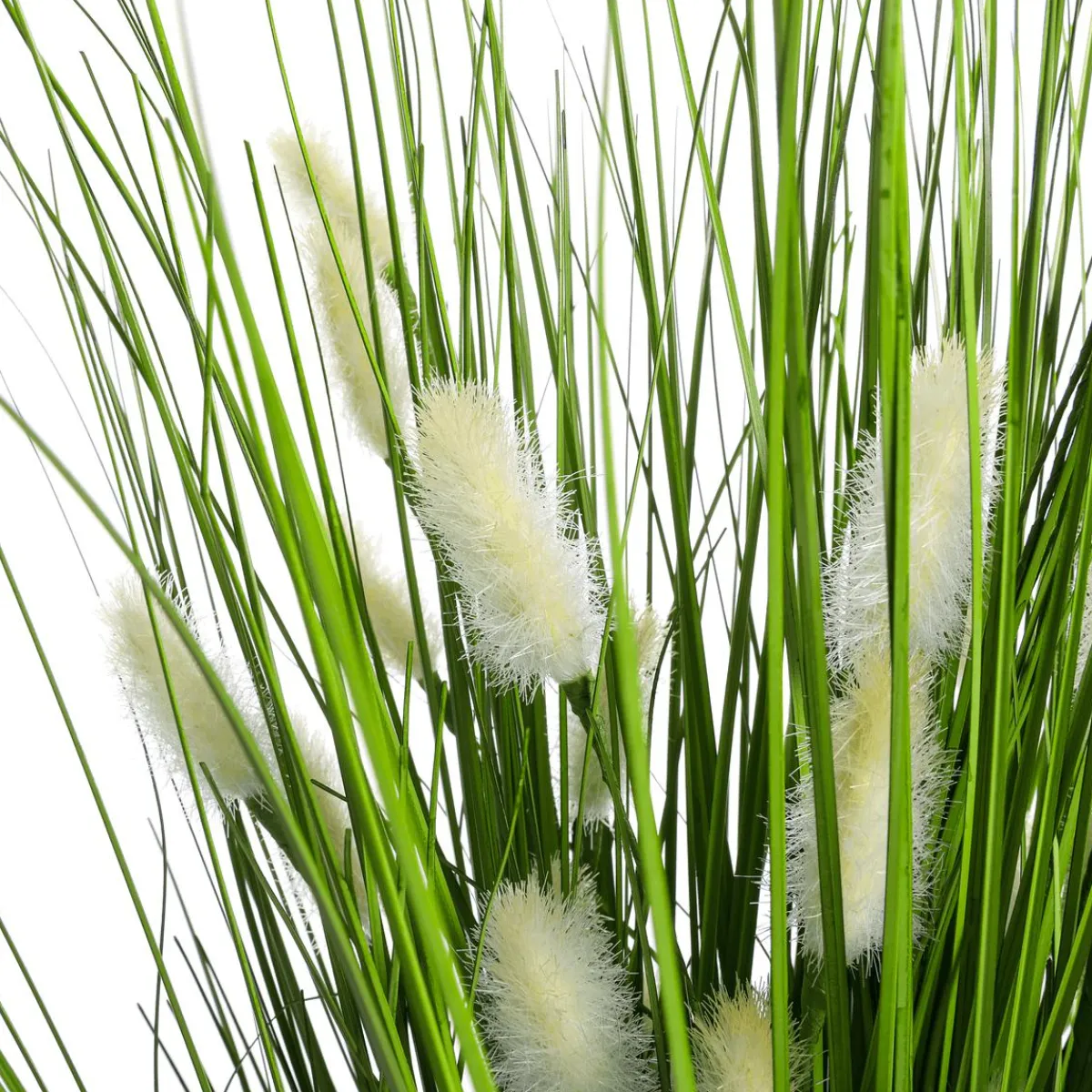 Best DecoWoerner Deko-Samtgras Im Schwarzen Topf 50 Cm grün
