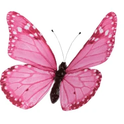 Best DecoWoerner Deko-Schmetterling Pink, 50 Cm rosa