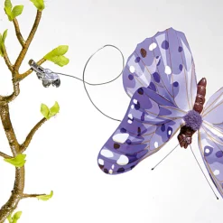 Sale DecoWoerner Deko-Schmetterlinge, 10 Cm, Lila, 6 Stück violett