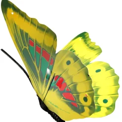 New DecoWoerner Deko-Schmetterlinge 40 Cm 3 Stück gelb