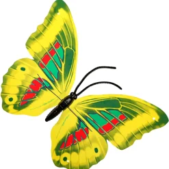 New DecoWoerner Deko-Schmetterlinge 40 Cm 3 Stück gelb