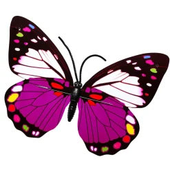 Online DecoWoerner Deko-Schmetterlinge Lila 40 Cm 3 Stück violett
