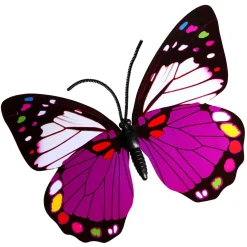 Online DecoWoerner Deko-Schmetterlinge Lila 40 Cm 3 Stück violett