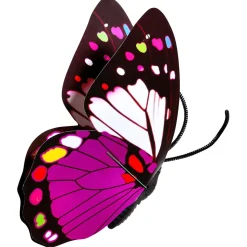Online DecoWoerner Deko-Schmetterlinge Lila 40 Cm 3 Stück violett