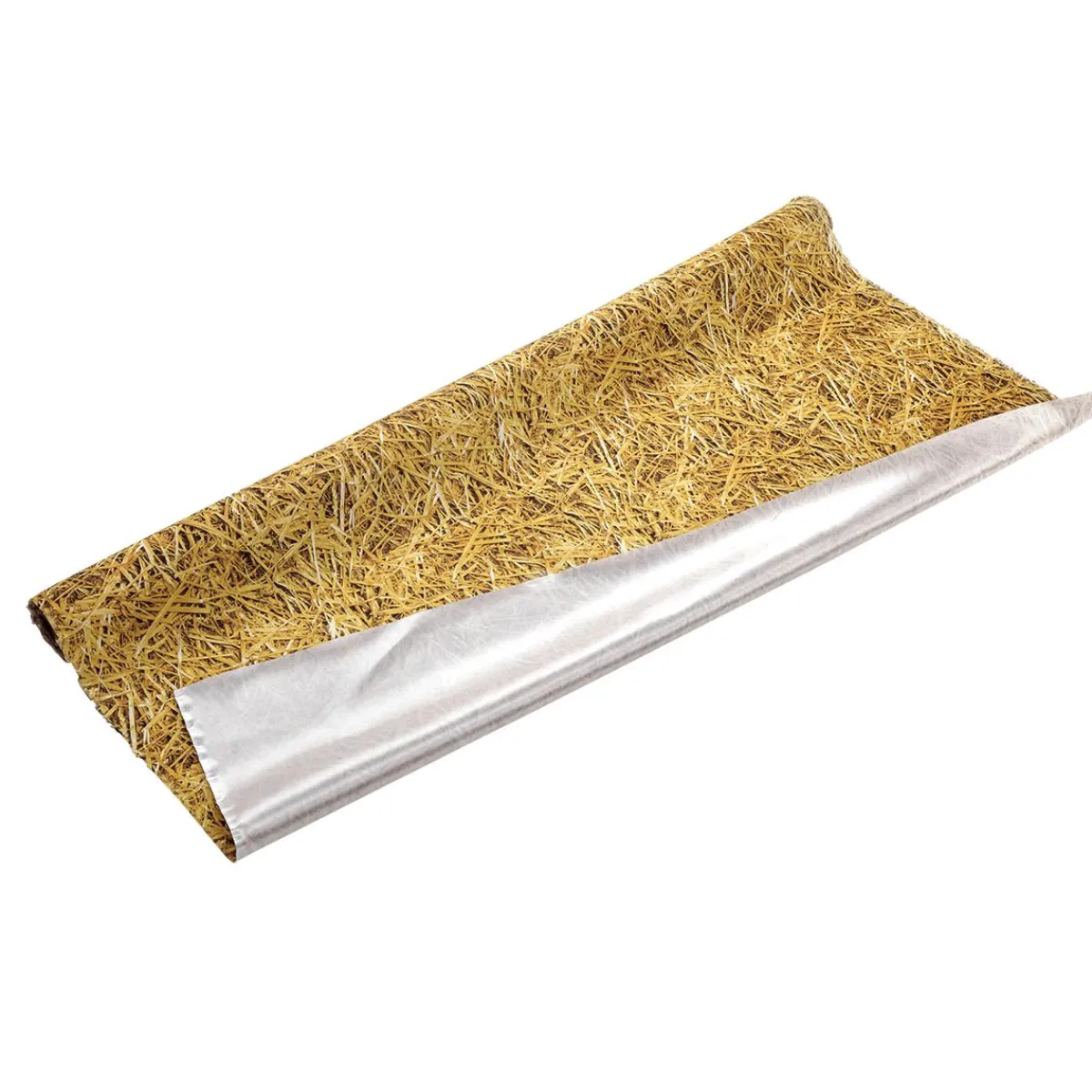 Clearance DecoWoerner Dekostoff “Stroh“ 150 Cm Breit braun