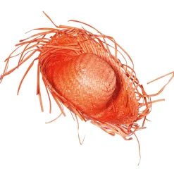 Clearance DecoWoerner Deko-Strohhut , 40 Cm Ø orange