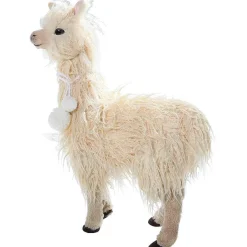 Sale DecoWoerner Dekotier Lama 51 X 33 Cm Beige