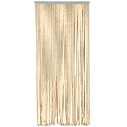 Online DecoWoerner Dekovorhang "Seile" 200 Cm Beige