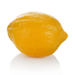 Discount DecoWoerner Deko-Zitronen-Lebensmittel-Attrappe 9 Cm gelb