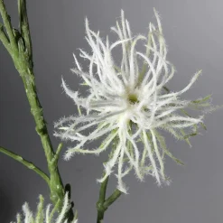 Online DecoWoerner Dekozweig Clematis-Fruchtstand 87 Cm weiß