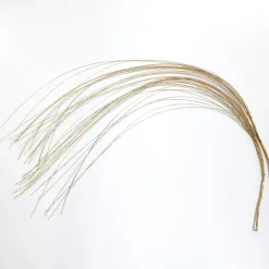 DecoWoerner Dekozweig gras, Pack á 2 Stück gold