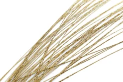 DecoWoerner Dekozweig gras, Pack á 2 Stück gold