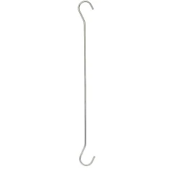 Outlet DecoWoerner Doppel Universalhaken, 25 Cm Lang, 25 Stück silber