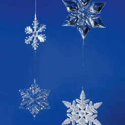 Clearance DecoWoerner Eiskristall-Kette 200 Cm transparent