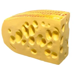 Outlet DecoWoerner Emmentaler Käse Lebensmittel-Attrappe 32 Cm gelb