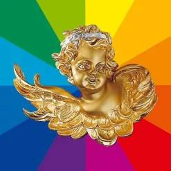 Clearance DecoWoerner Engel Barock 60 Cm Breit, Wunschfarbe