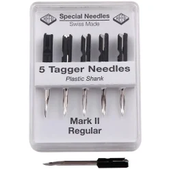 Clearance DecoWoerner Ersatznadel Etikettier-Pistole Arrow 9 S Mark II Standard, 5 Stück silber