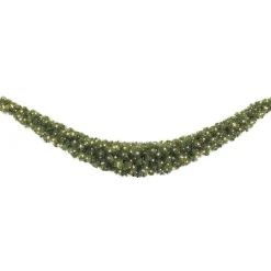 Online DecoWoerner Facongirlande Standard Mit LED, 270 Cm, 35 Cm Ø grün