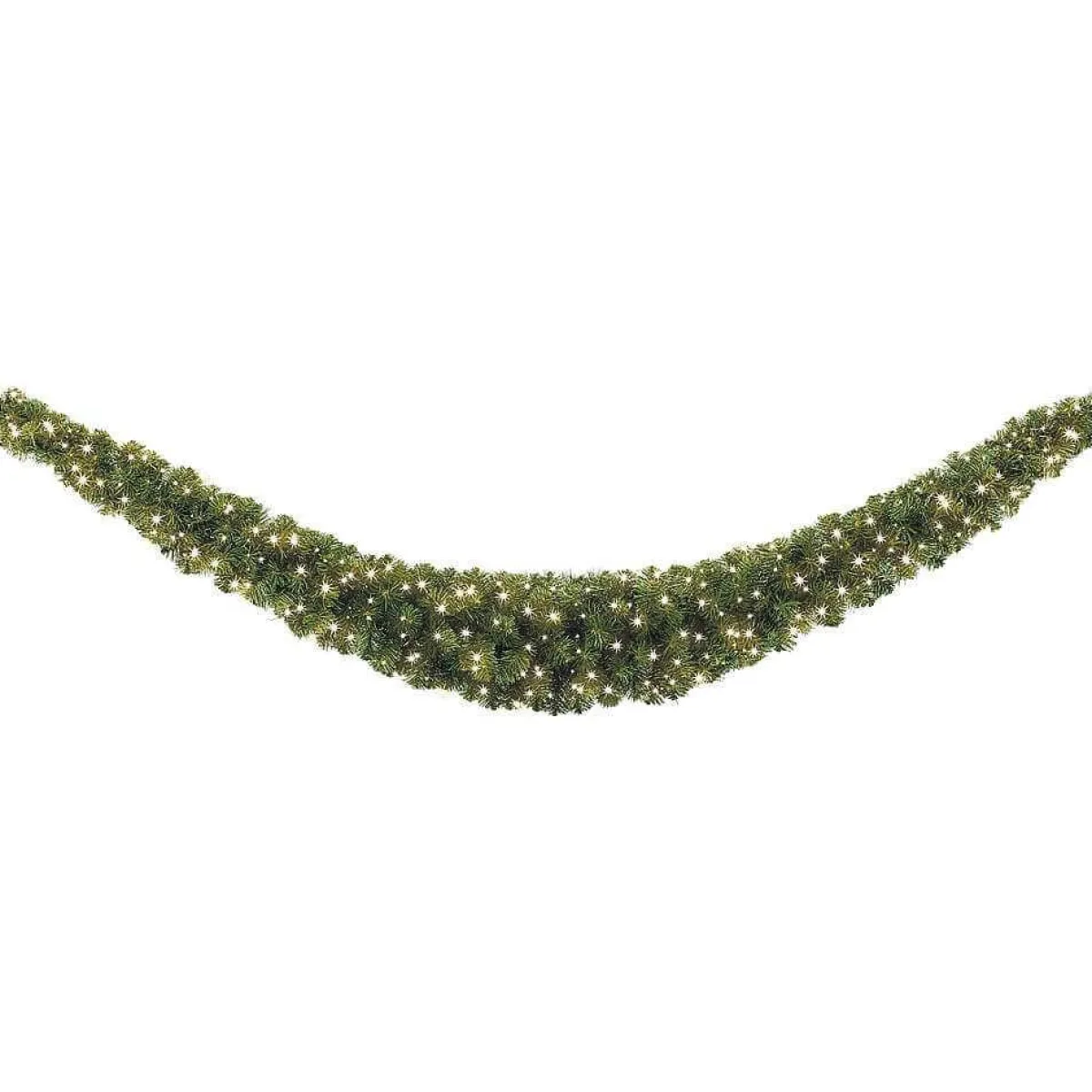 Online DecoWoerner Facongirlande Standard Mit LED, 270 Cm, 35 Cm Ø grün