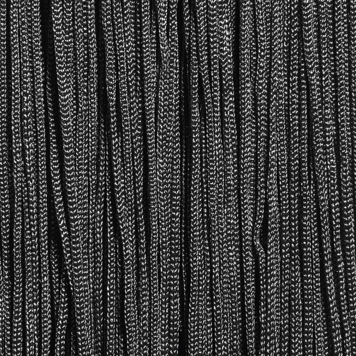 Discount DecoWoerner Fadenvorhang , 200 X 90 Cm schwarz