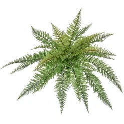 Clearance DecoWoerner Farn Kunstpflanzenpick Schwer Entflammbar B1, 48 Cm grün