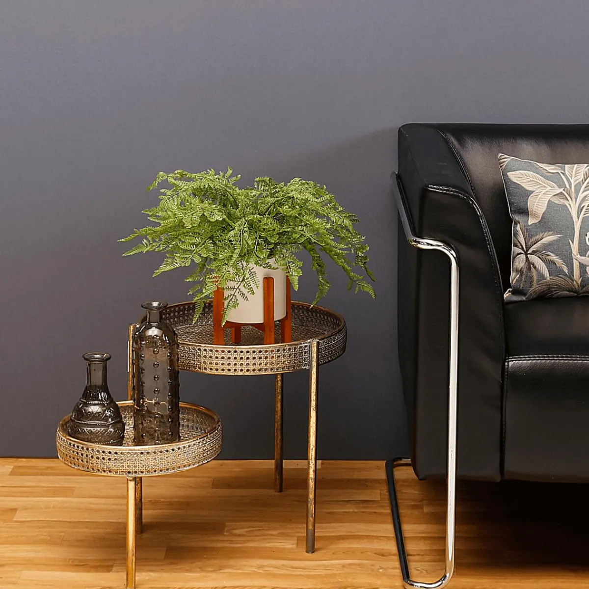Best DecoWoerner Farn-Kunstpflanze Im Topf 40 Cm grün