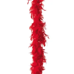 Clearance DecoWoerner Federboa, , 180 Cm rot