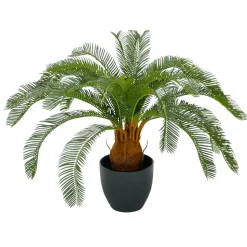Online DecoWoerner Fertig Eingetopfte Cycaspalme-Kunstpalme 65 Cm grün