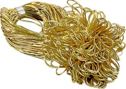 New DecoWoerner Fertigschleifen 40 Cm, 100 Stück gold