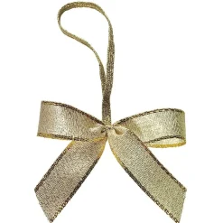 New DecoWoerner Fertigschleifen 20 Cm, 100 Stück gold