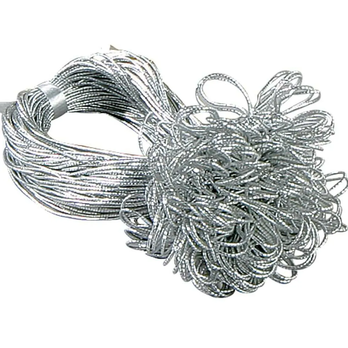 Best DecoWoerner Fertigschleifen 40 Cm, 100 Stück silber