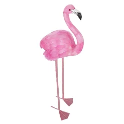 DecoWoerner Flamingo 90 Cm Hoch, rosa