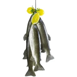 Online DecoWoerner Forellenzopf Lebensmittel-Attrappe 35 Cm schwarz