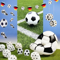 Sale DecoWoerner Fußballschuhhänger Mit 3 Schuhen schwarz