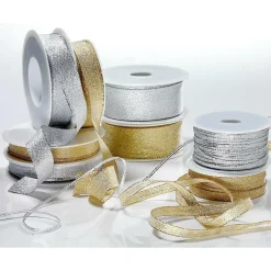 Online DecoWoerner Geschenkband "Glamour" 10 Mm, 25 M, gold