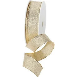 Best DecoWoerner Geschenkband "Glamour" 25 Mm X 20 M gold