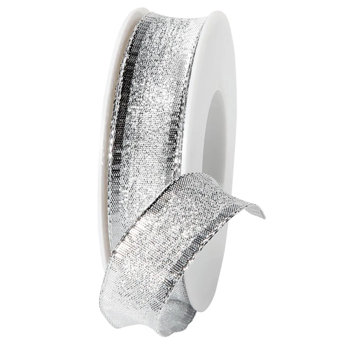 Outlet DecoWoerner Geschenkband "Luxury" 25 Mm X 20 M silber